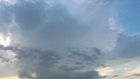 Clean clouds timelapse HD 1080 Stock Footage 126086388