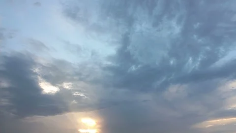 Clean clouds timelapse HD 1080 Stock Footage 126086539