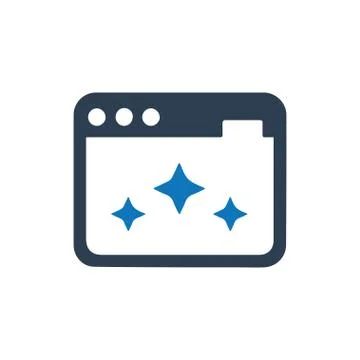 Clean Code Icon Stock-Illustration