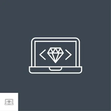 Clean Code Icon Illustrazione stock