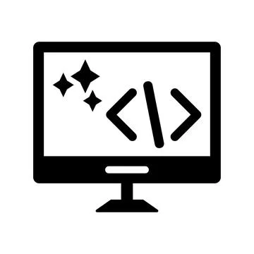 Clean Code icon. Stock Illustration