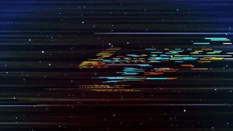 Clean Corporate Glitch Logo V2 스톡 After Effects