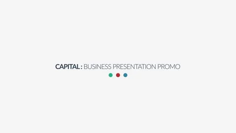 Clean Corporate Promo (Capital) After Effects stock