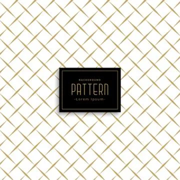 Clean cross line vector pattern Stock Illustration