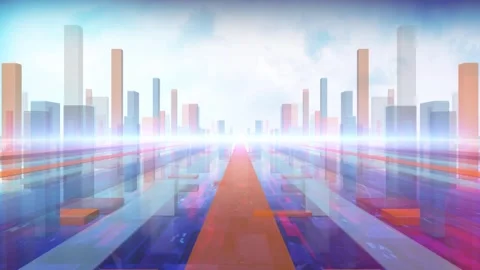 Clean Cube Corporate Background 動画素材 333491821