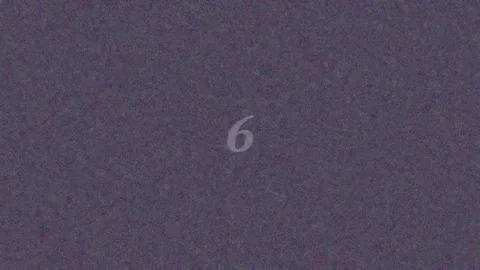 Clean digital visualization of number nine on a solid dark slate gray backg.. Stock Footage 342205175