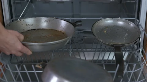 Clean the dirty dishes. Stock-Footage 141541747