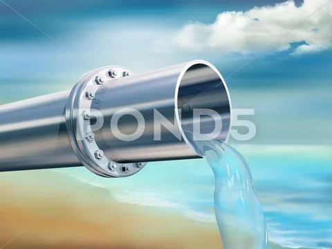Clean drinking water Stock Illustration