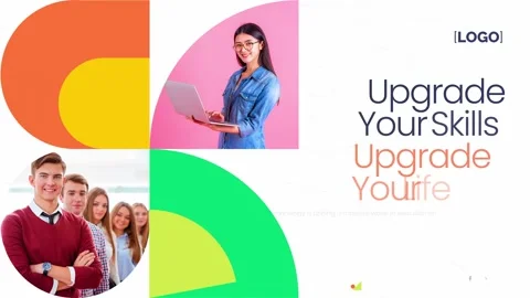 Clean Education Slideshow 스톡 After Effects