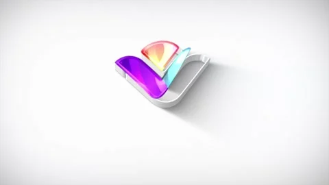 Clean elegant 4k ultra HD modern 3d cinematic stroke logo animation. Stock Footage 342835669