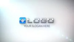 Clean Elegant Business Logo Text Optical Flares Light Reveal Animation HD Intro Stock After Effects