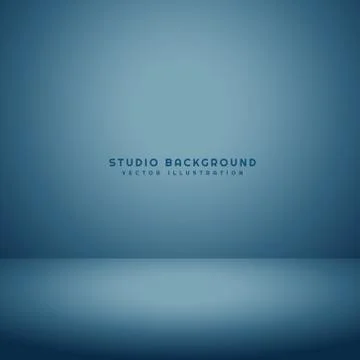 Clean empty studio room Stock Illustration