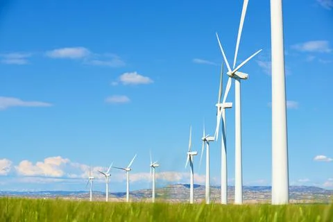 Clean energy concept view Stock Photos