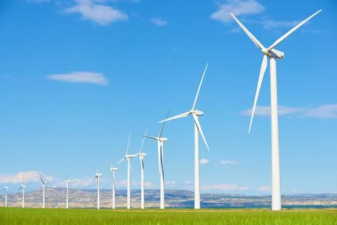 Clean energy concept view Stock Photos