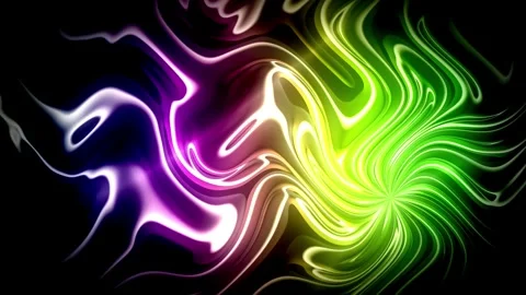 Clean Energy Fluid Waves Loop - Sustainability Technology Background 4K Stock Footage 347176993