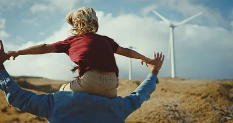 Clean Energy for Future Generations Stock Footage 150151588