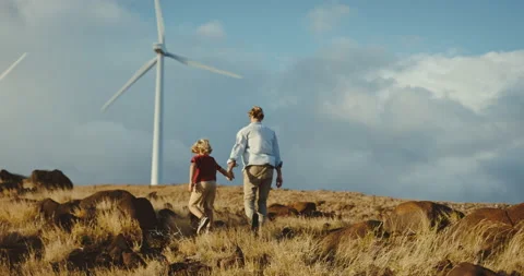 Clean Energy for Future Generations Stock Footage 150163260