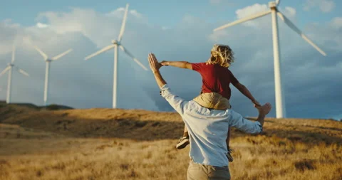 Clean Energy for Future Generations Stock Footage 150170155