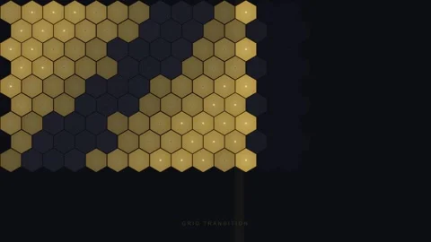 Clean Energy Grid Transition Hexagonal Loop Sustainability Decarbonization 動画素材 336070690
