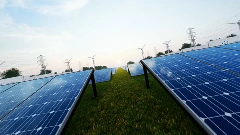 Clean energy power generation Stock Footage 225458831