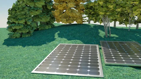 Clean energy solar panel Stockbeeldmateriaal 37268654