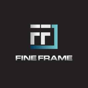 Clean FF Initial Letter Logo Stock Illustration