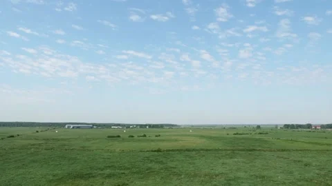 The clean field of the camera pass is left to the right Stock Footage 132491835