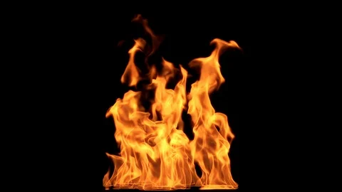 Clean Fire Isolated Long Flame Video stock 102800441