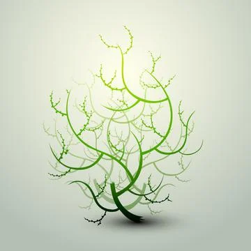Clean Floral Vector Background Stock-Illustration