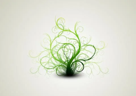 Clean Floral Vector Background Stock-Illustration