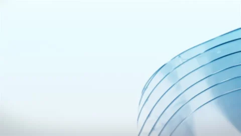 Clean Flower Glassmorphism Space Background 스톡 동영상 330629637