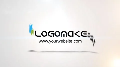 Clean Fragment Logo Opener 스톡 After Effects