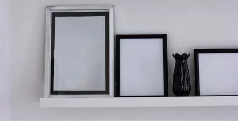 Clean frames for text, details of the modern interior Stock Photos