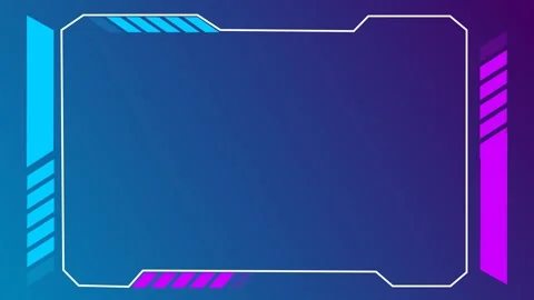 Clean Futuristic Frame with Colorful Elements Stock Footage 317065096