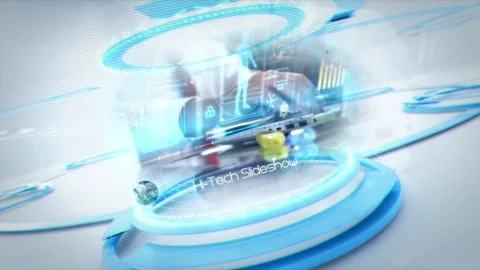 Clean Futuristic Slideshow 스톡 After Effects