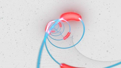 CLEAN Genetic Information Tunnel &amp; DNA Encoding - 16:9, 4K Alpha Stock Footage 332422017