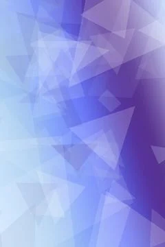 A clean geometric polygon pattern in soft blue and purple tones, designed a.. Stock Illustration