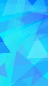 A clean geometric triangle pattern in bright aqua and blue gradients forms .. Stock Illustration