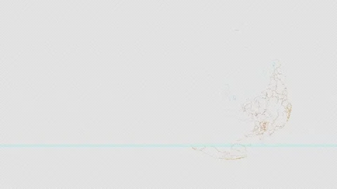 Clean Global Connectivity Data Map Base Stock-Footage 332071695