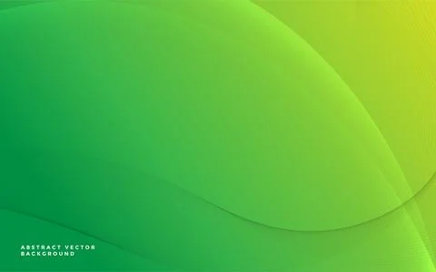 Clean Gradient Green Abstract Background With shiny shape. Stock Illustration