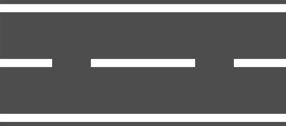 Clean graphic of a highway surface from a top down perspective, featuring c.. Stock Illustration