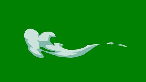 A clean green screen effect with bold sweeping lines conveying fast-paced Stock Footage 301387221