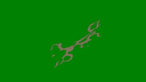 A clean green screen effect with sharp lines creating dynamic motion Vídeos de archivo 301387204