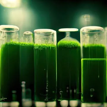 Clean green solar technologies to combat climate change with renewable energy Illustrazione stock