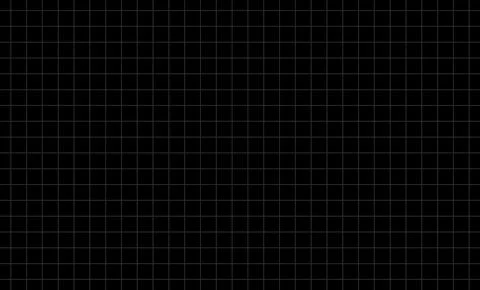 Clean grid paper background with evenly spaced white lines on black surface 스톡 일러스트
