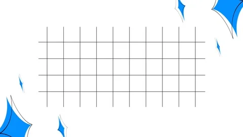 Clean Grid Pattern Background with Blue Sparkles for Modern Design and Pres.. Stock Footage 340036417