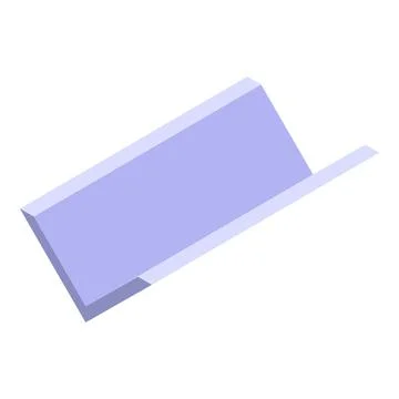 Clean gutter icon, isometric style Stock Illustration
