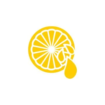 Clean illustration of Lemon element design template vector Illustrazione stock