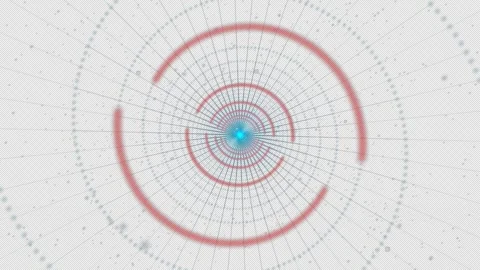 CLEAN Infinite Double Helix DNA Storage Tunnel - 16:9, 4K Alpha Stock Footage 332403355