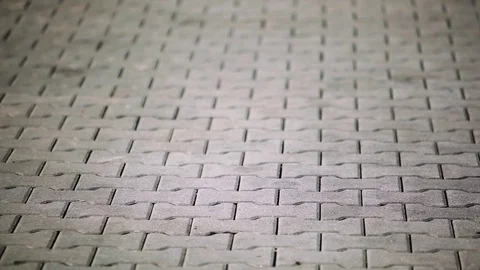 Clean interlocked road pavement blocks Vídeo Stock 111943517
